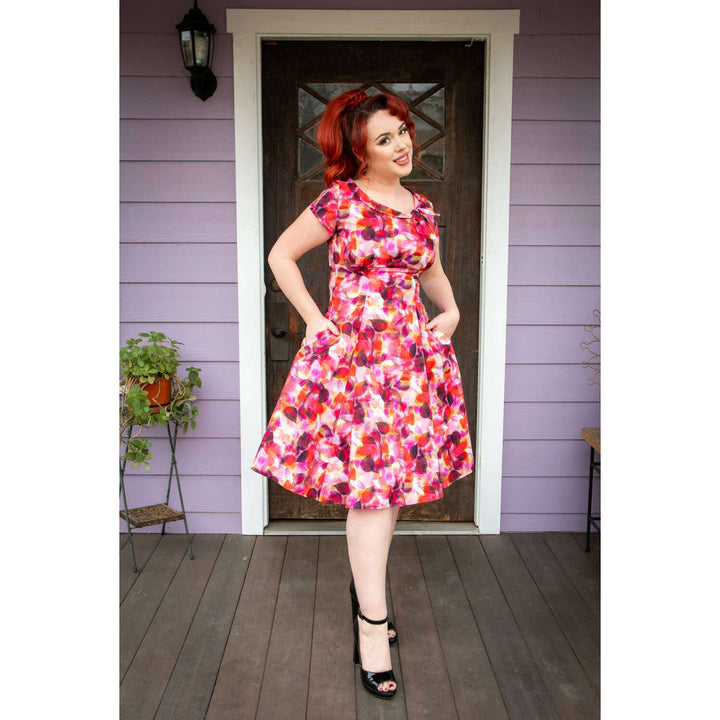 Beverly Dress- Scarlet Leaves *sale