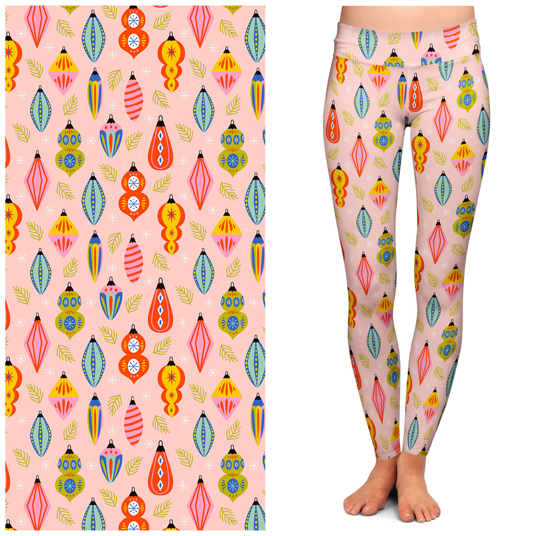 "Pinkmas" Buttery Soft Leggings by Lipstick & Chrome