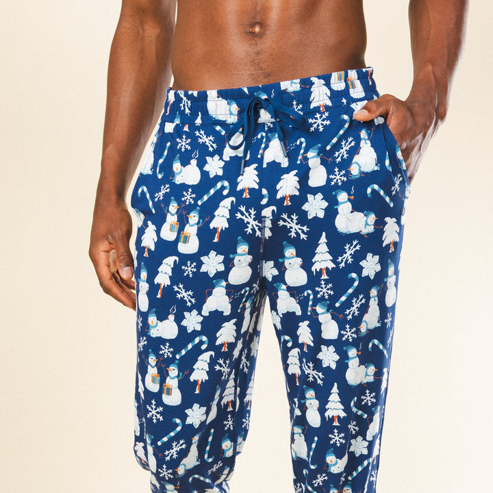 The Big Blizzard | Naughty Snowmen SleepDeep™ Men’s Pajama Joggers
