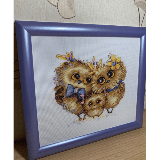 Bird Family SM-232 Counted Cross-Stitch Kit