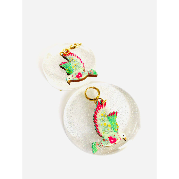 Bird in Flight Earrings by Rosie Rose Parker