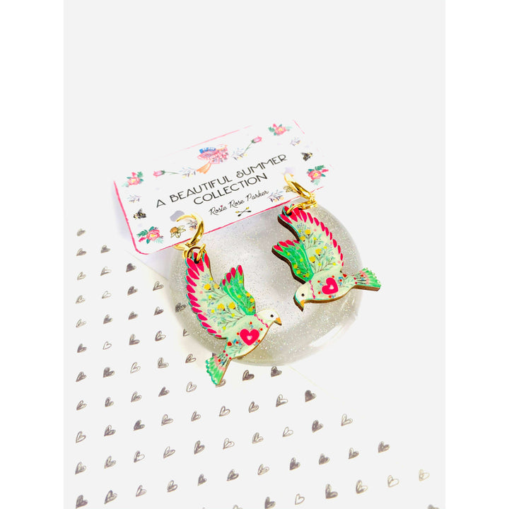 Bird in Flight Earrings by Rosie Rose Parker