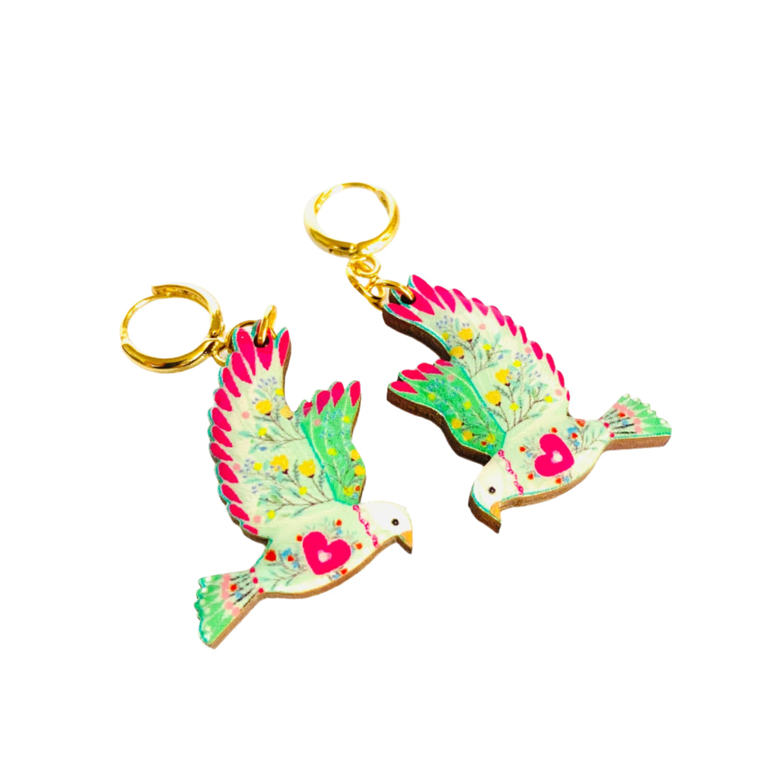 bird earrings rosie rose parker