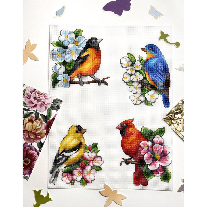 "Birds" 118CS Counted Cross-Stitch Kit