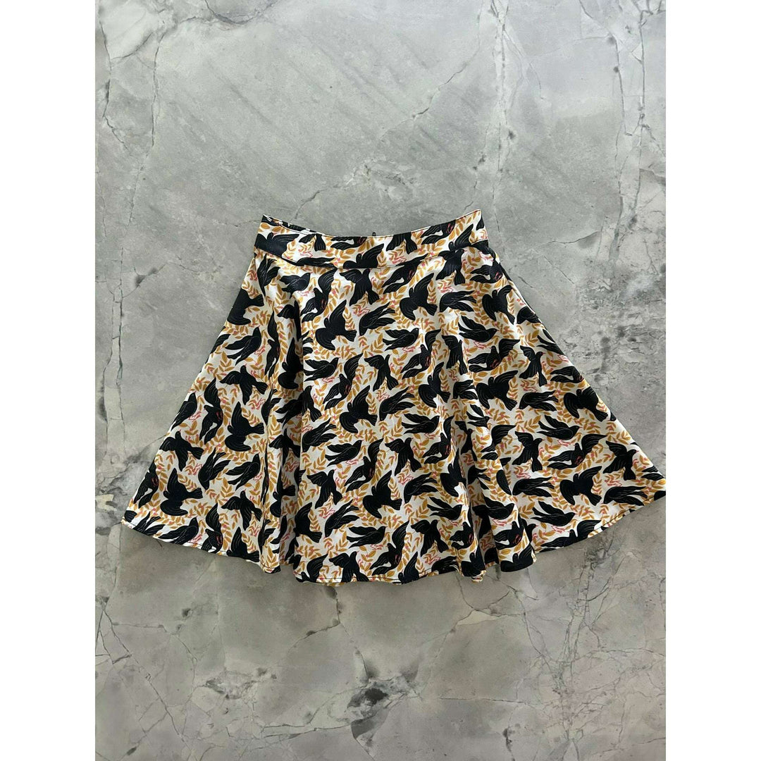 Birds Skater Skirt