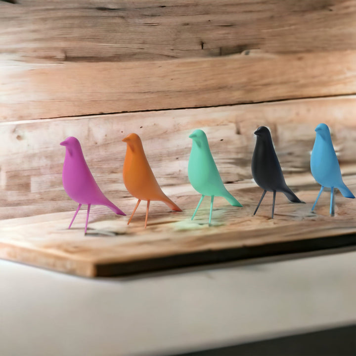 MCM Minimalist Bird Family (Set of 4)