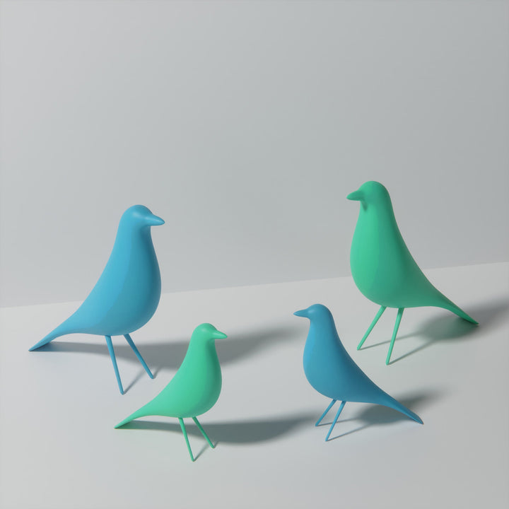 MCM Minimalist Bird Family (Set of 4)