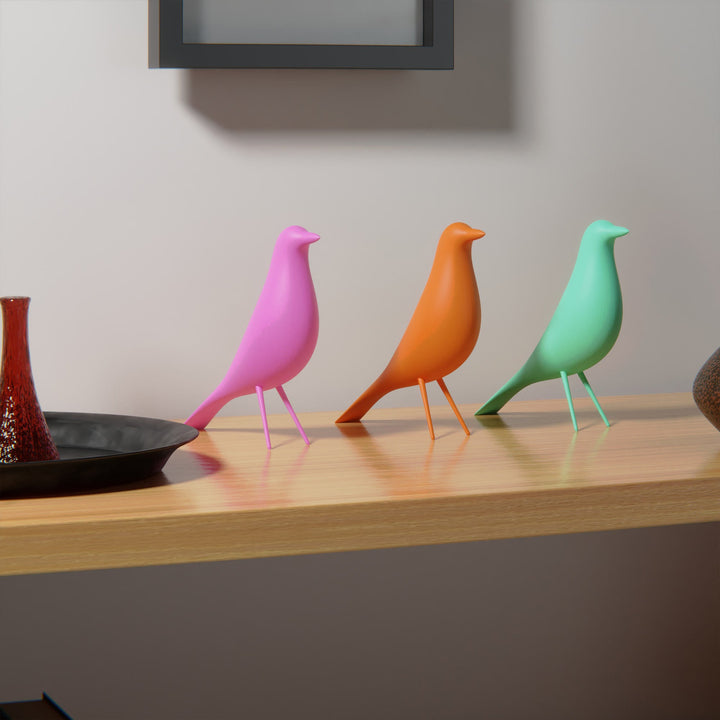 MCM Minimalist Bird Family (Set of 4)