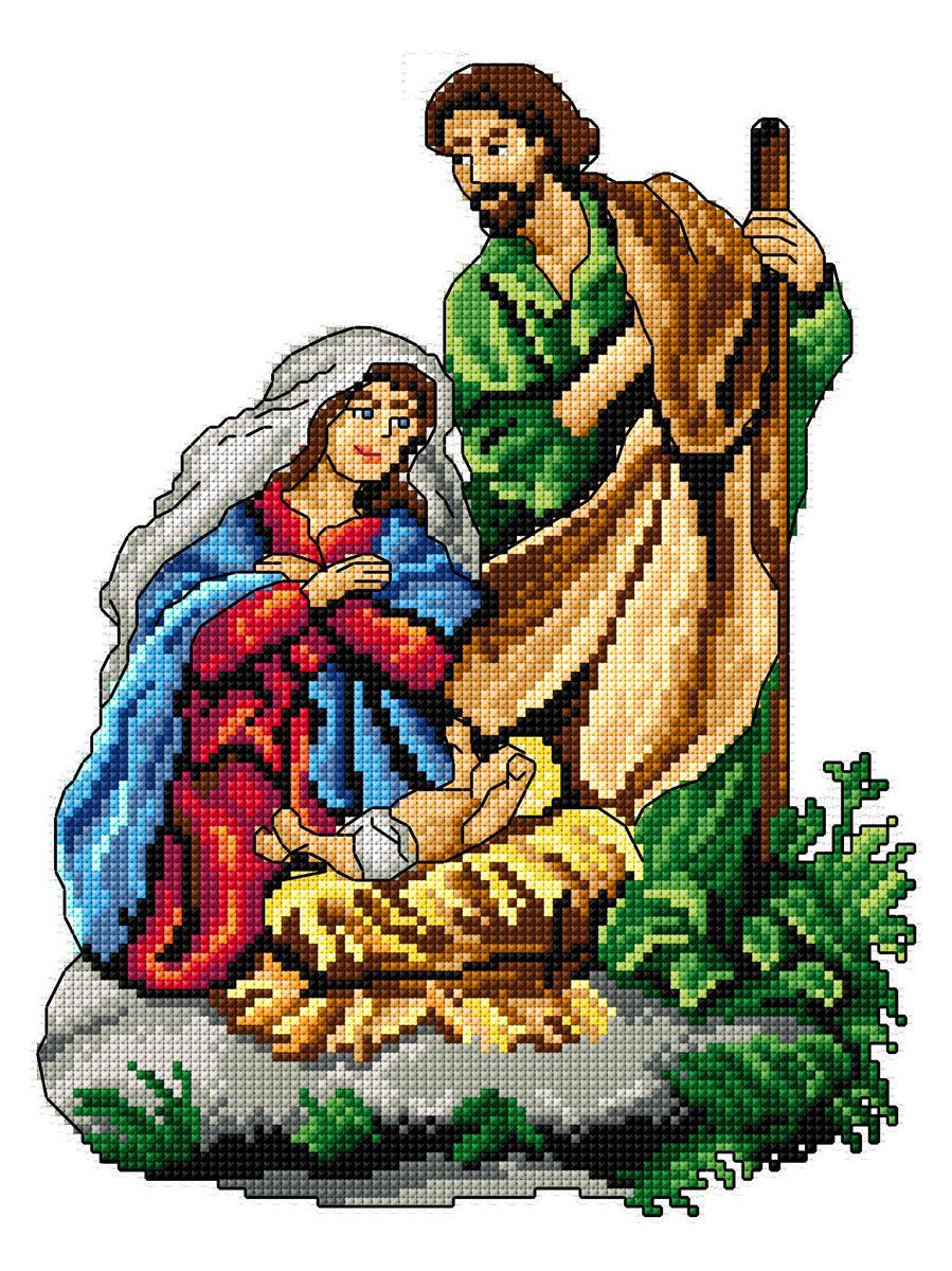 Birth of Christ 155CS Counted Cross-Stitch Kit