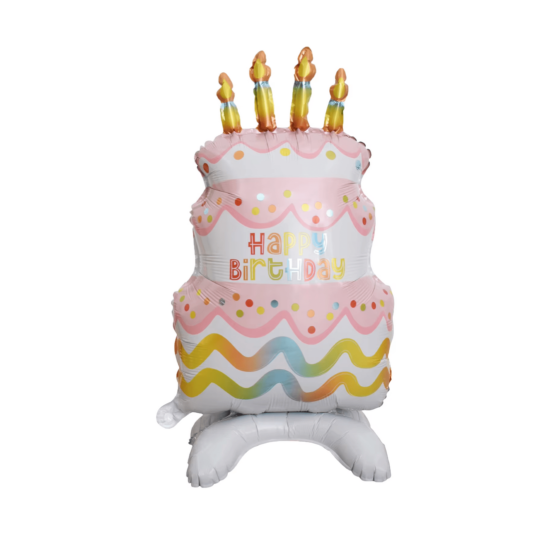 Birthday Cake Standing Foil Balloon Decoration F07M1-13