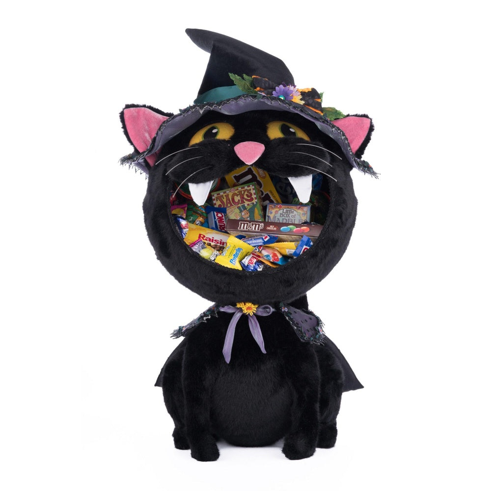 Black Cat Candy Container by Katherine's Collection  4