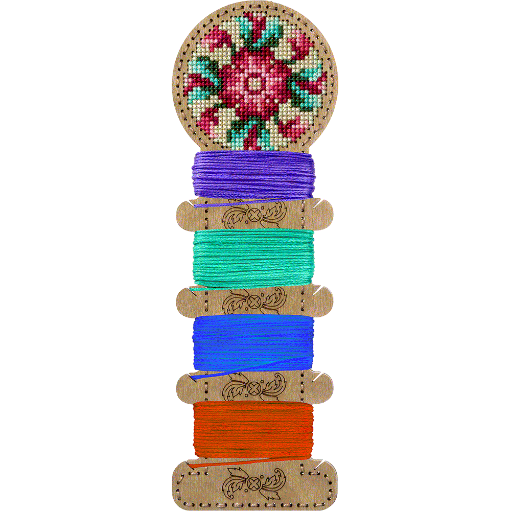 Blank for embroidery with thread on wood FLHW-005