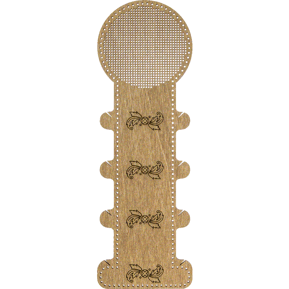 Blank for embroidery with thread on wood FLHW-005
