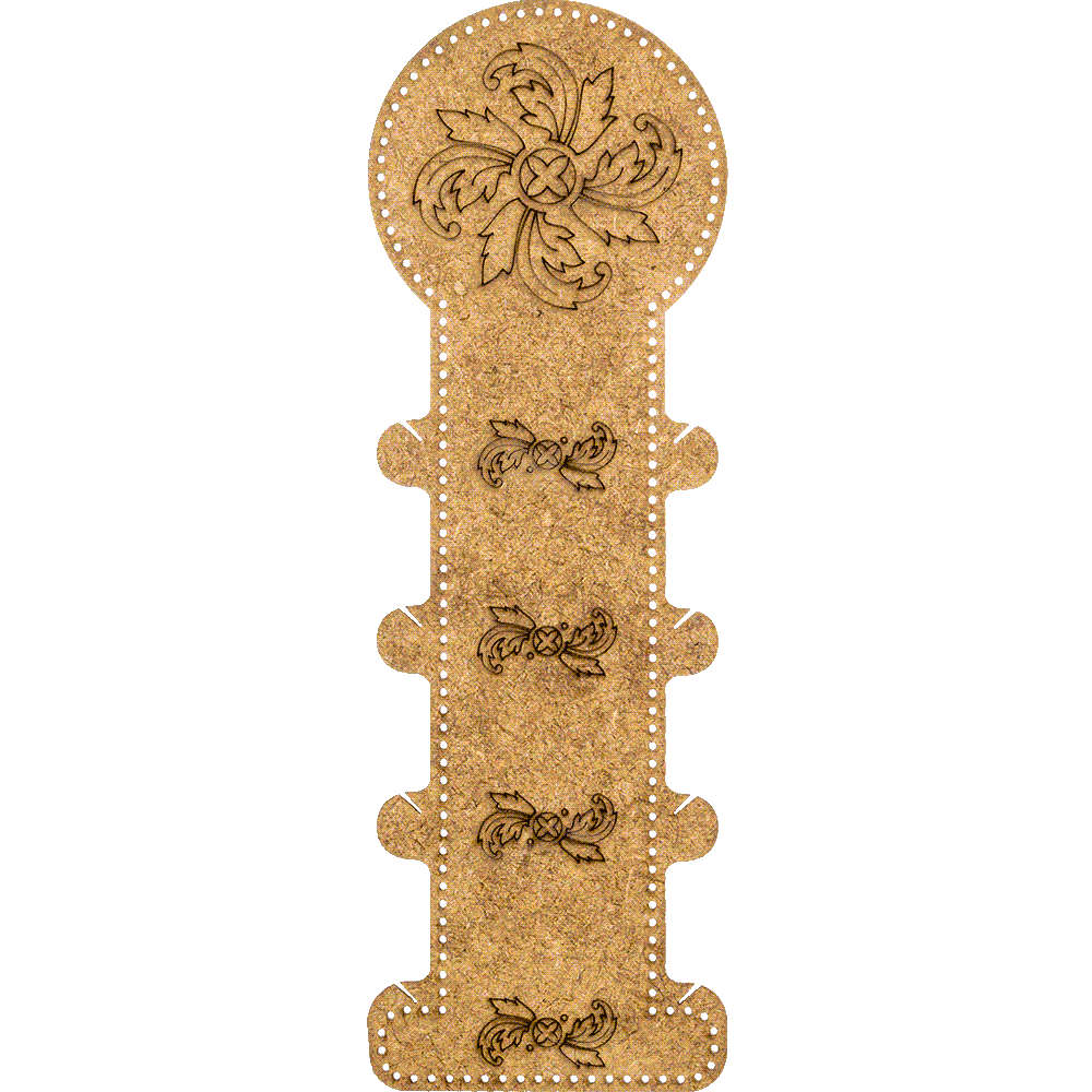 Blank for embroidery with thread on wood FLHW-005