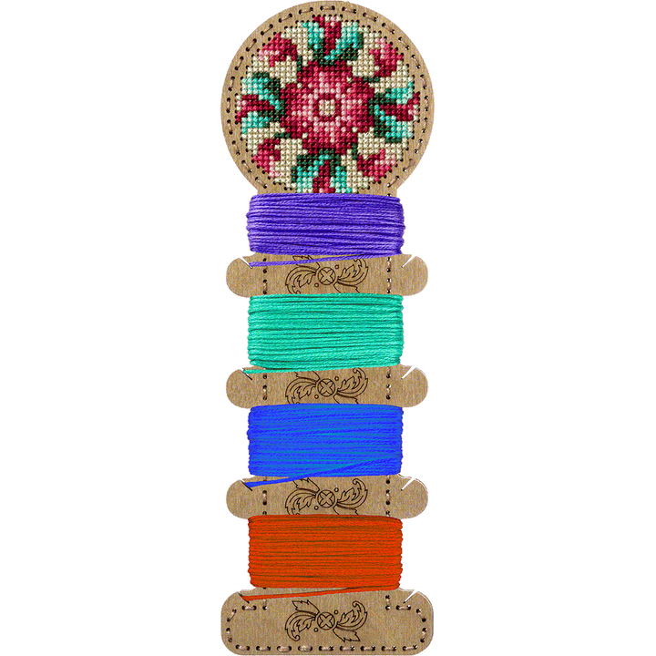 Blank for embroidery with thread on wood FLHW-005