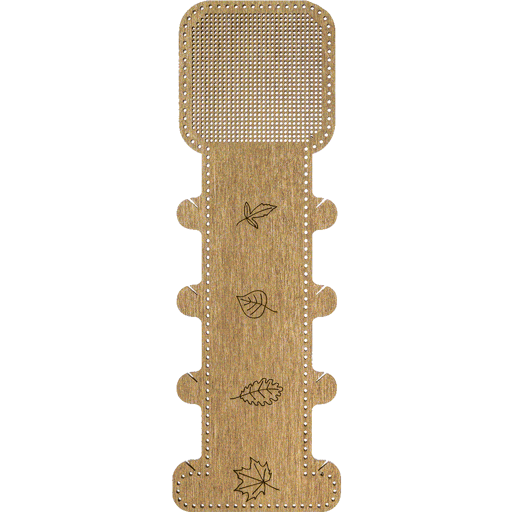 Blank for embroidery with thread on wood FLHW-010