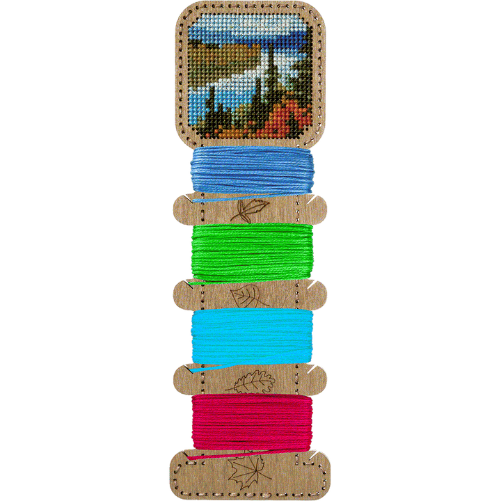 Blank for embroidery with thread on wood FLHW-010