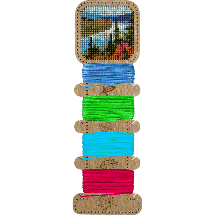 Blank for embroidery with thread on wood FLHW-010