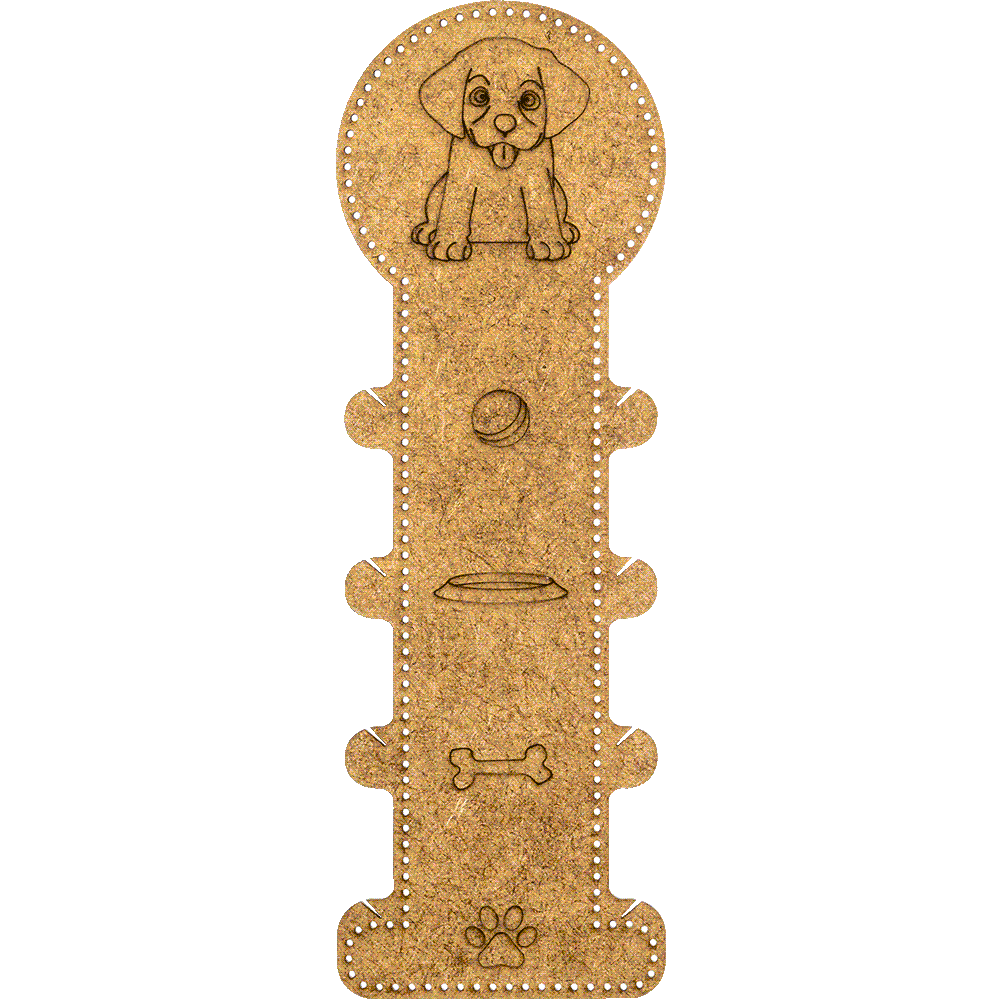 Blank for embroidery with thread on wood FLHW-013