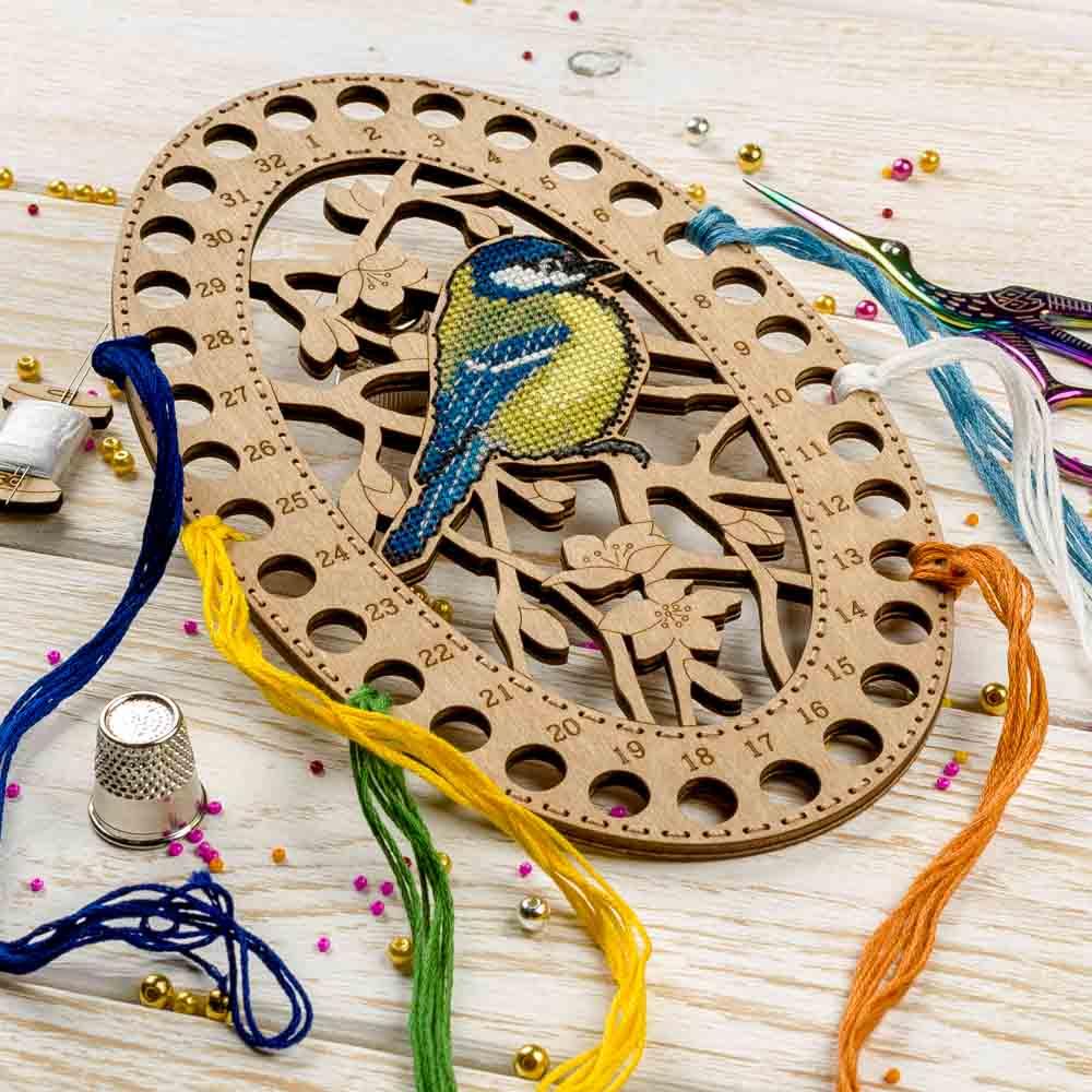 Blank for embroidery with thread on wood FLHW-014