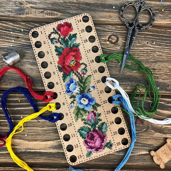 Blank for embroidery with thread on wood FLHW-019