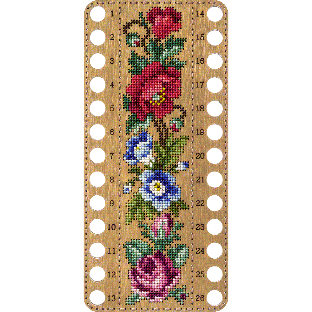 Blank for embroidery with thread on wood FLHW-019