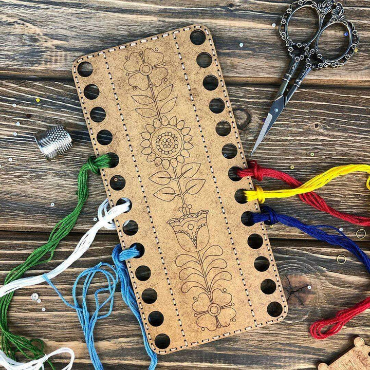 Blank for embroidery with thread on wood FLHW-019