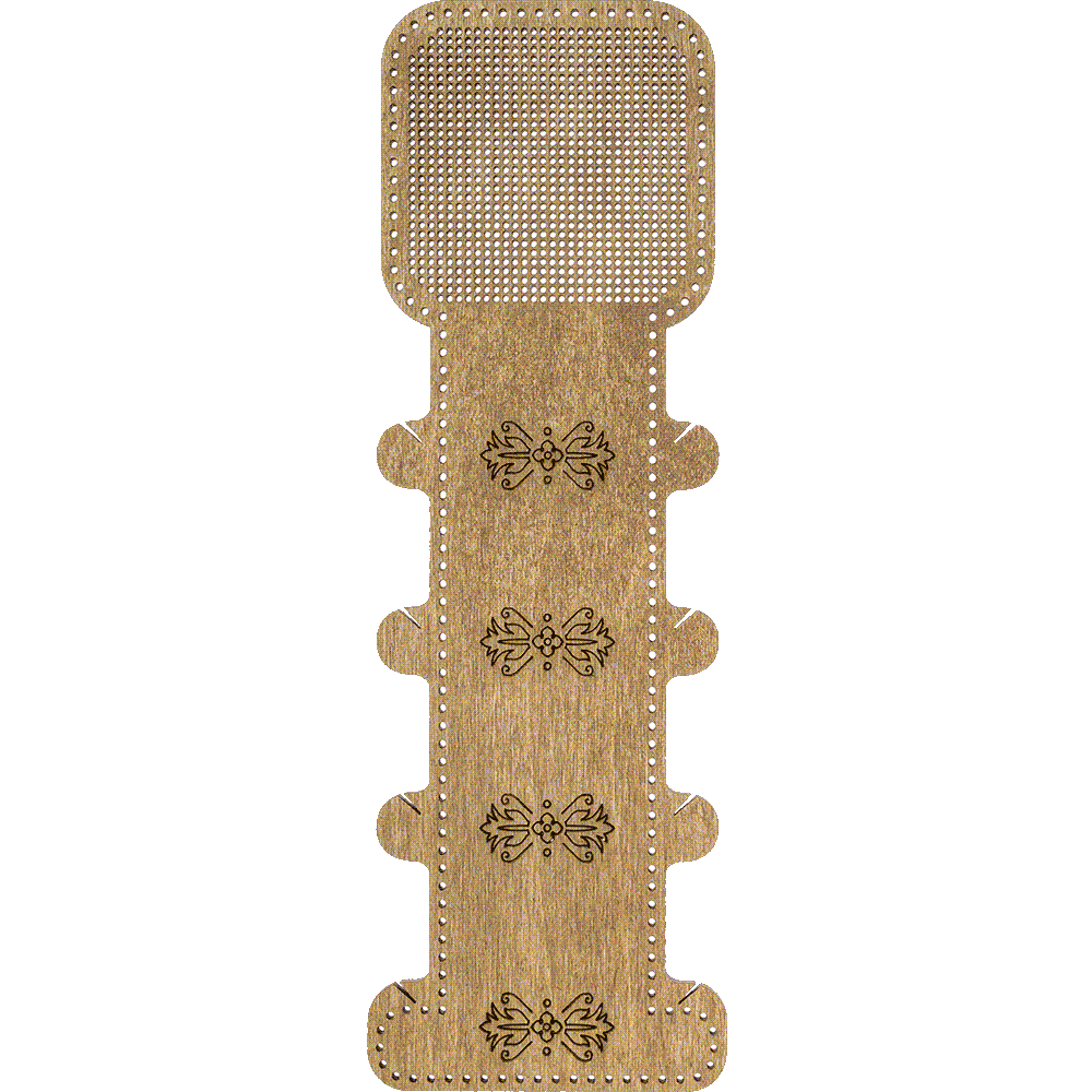 Blanks for embroidery with thread on wood FLHW-008