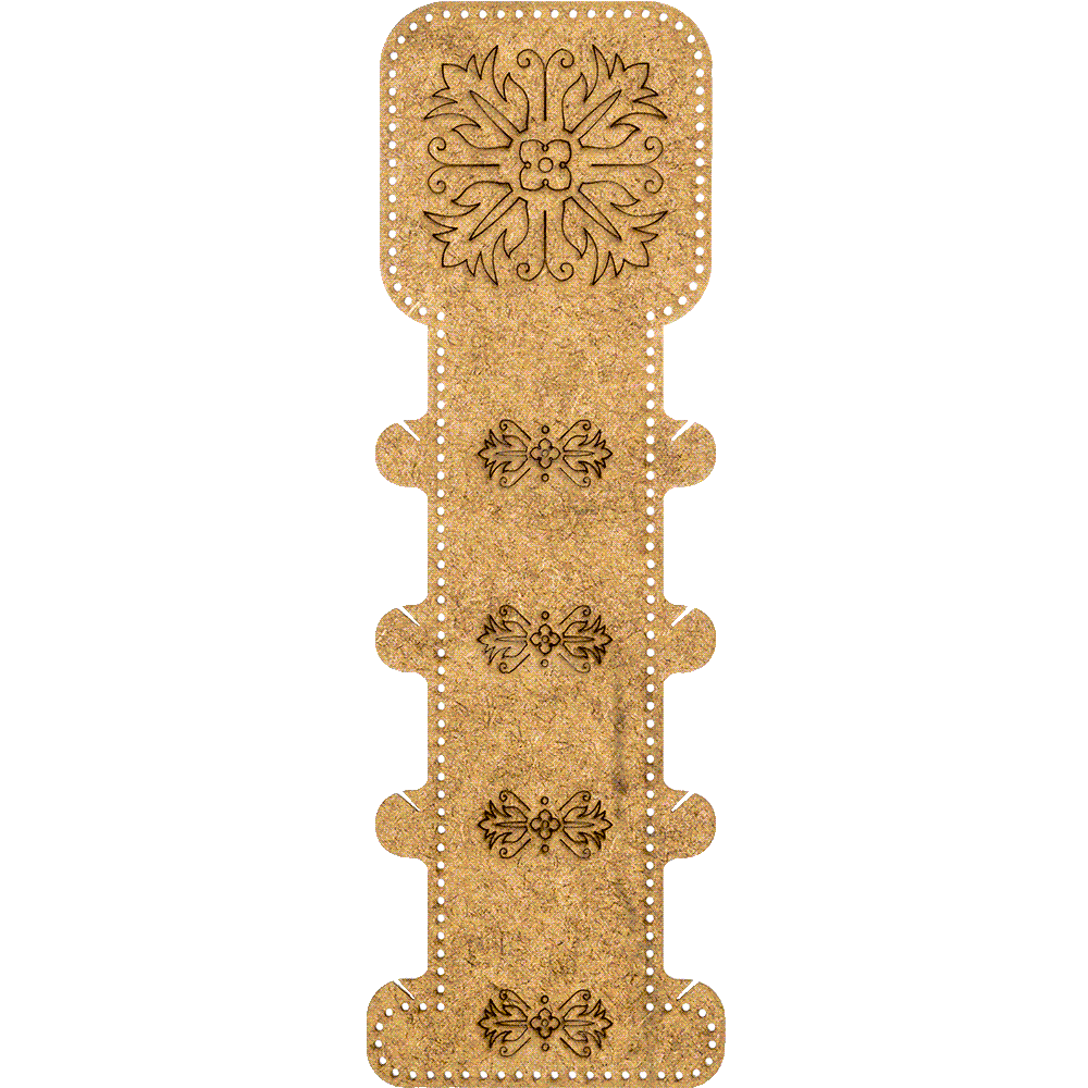 Blanks for embroidery with thread on wood FLHW-008