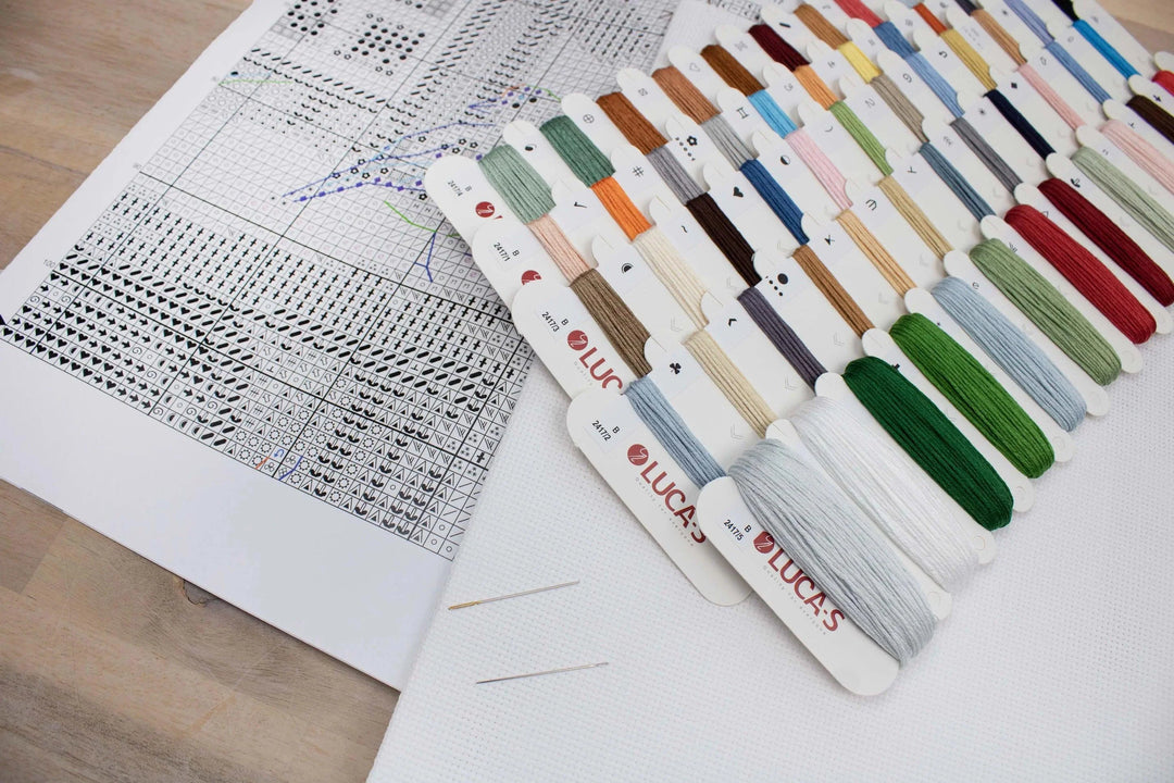 Blissful Bird Feeder B2417L Counted Cross-Stitch Kit