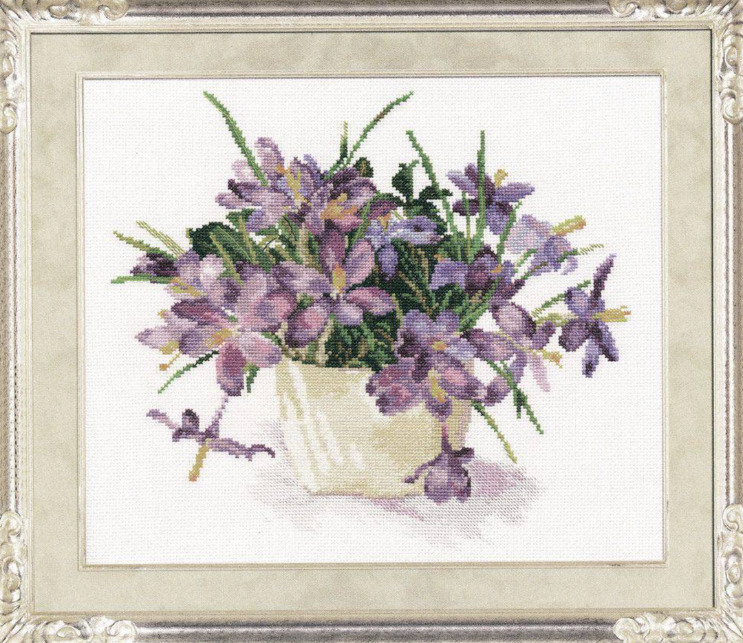 Blooming garden. Crocuses 2-26 Counted Cross-Stitch Kit