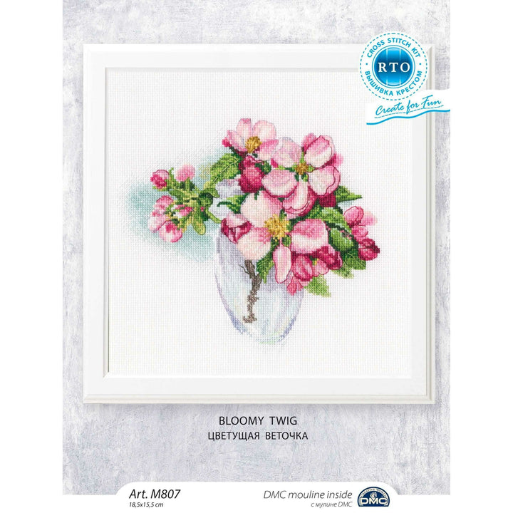 Bloomy twig M807 Counted Cross Stitch Kit