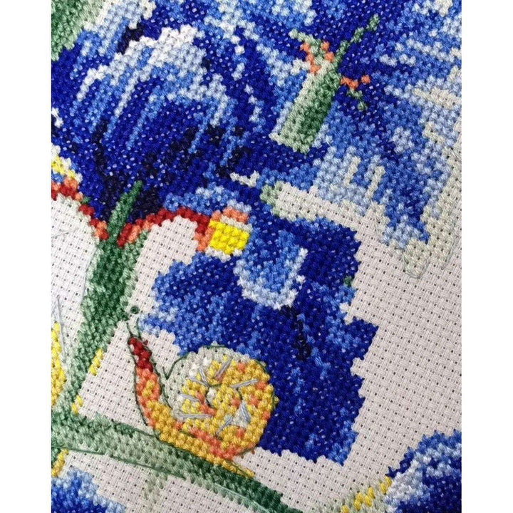 Blue Irises R2102 Counted Cross Stitch Kit