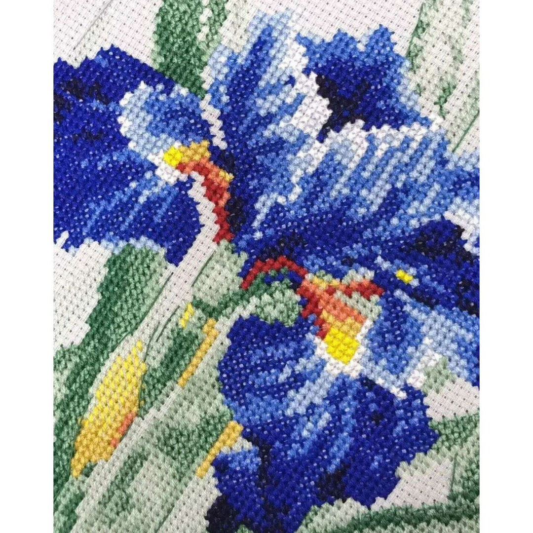 Blue Irises R2102 Counted Cross Stitch Kit