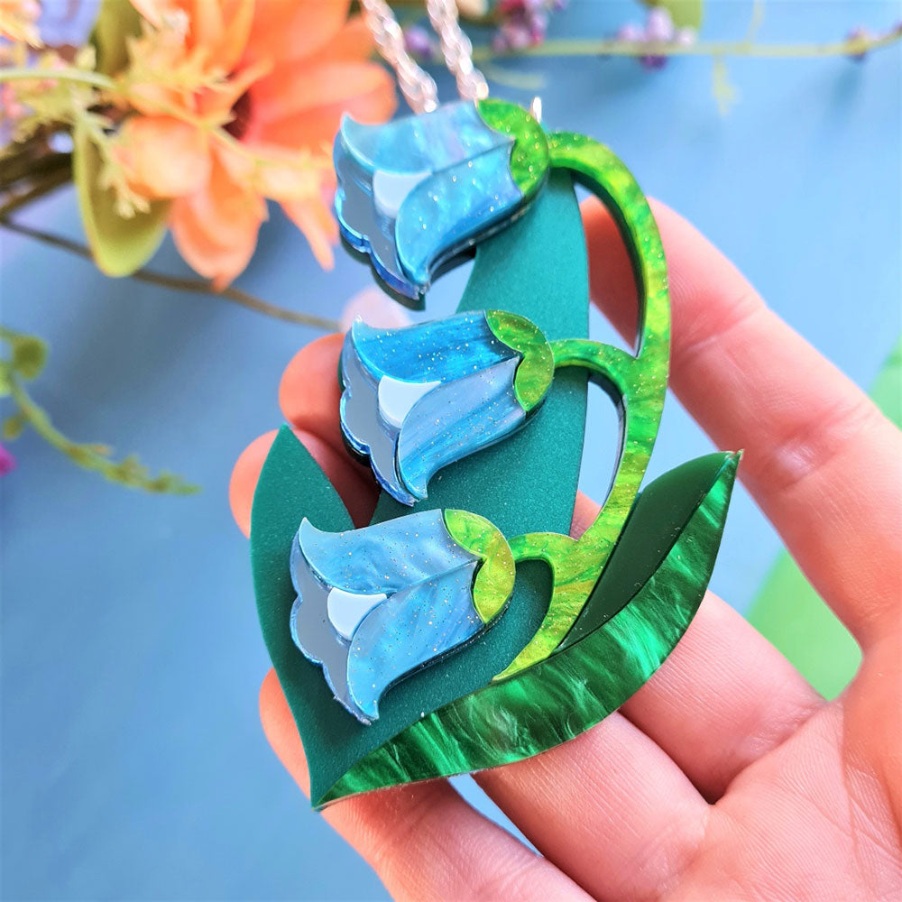 Bluebell Brooch- Pre Order by Cherryloco Jewellery 4