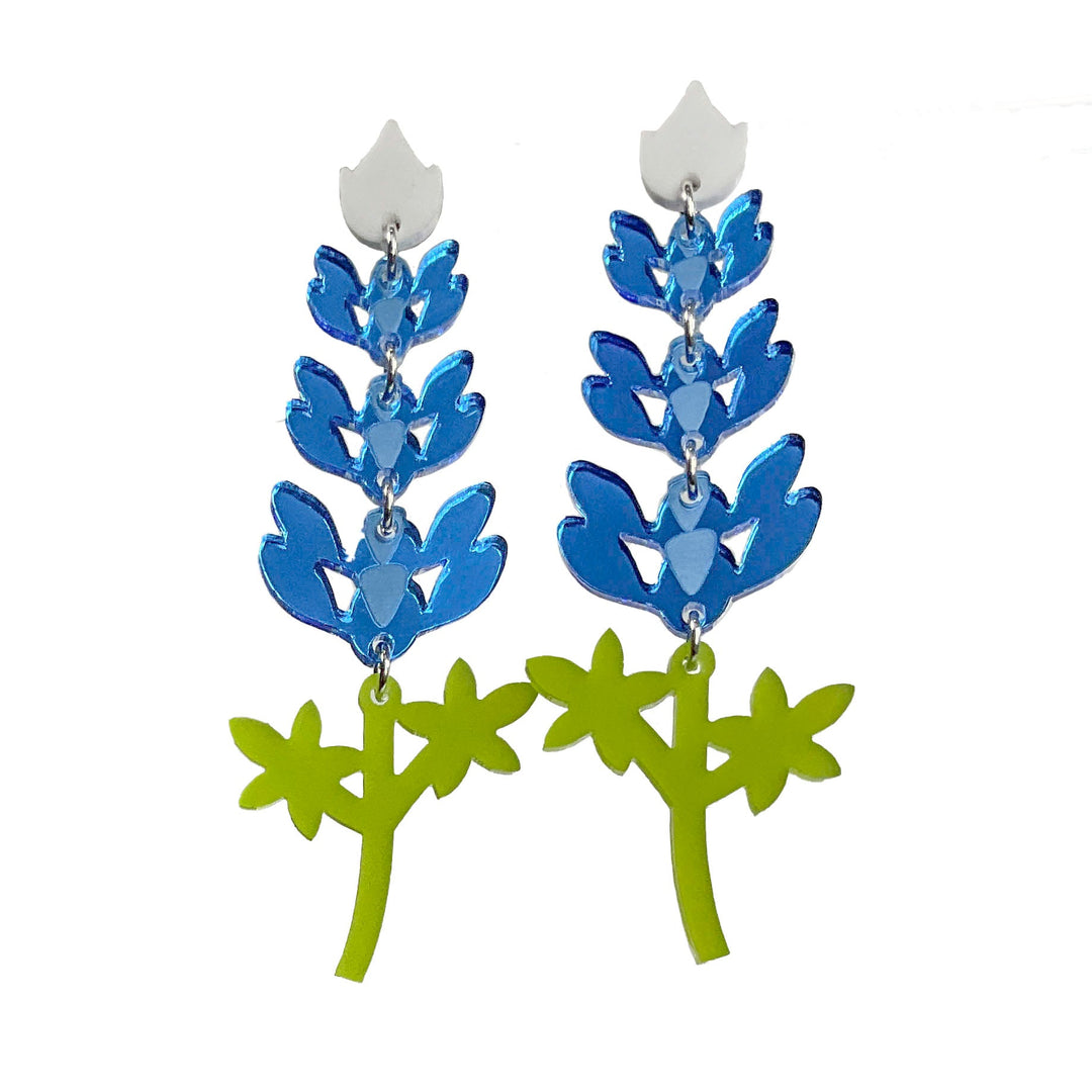 Bluebonnet earrings