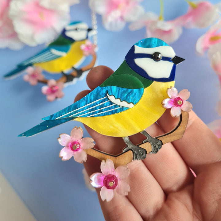 Bluetit Necklace - Pre Order by Cherryloco Jewellery 5