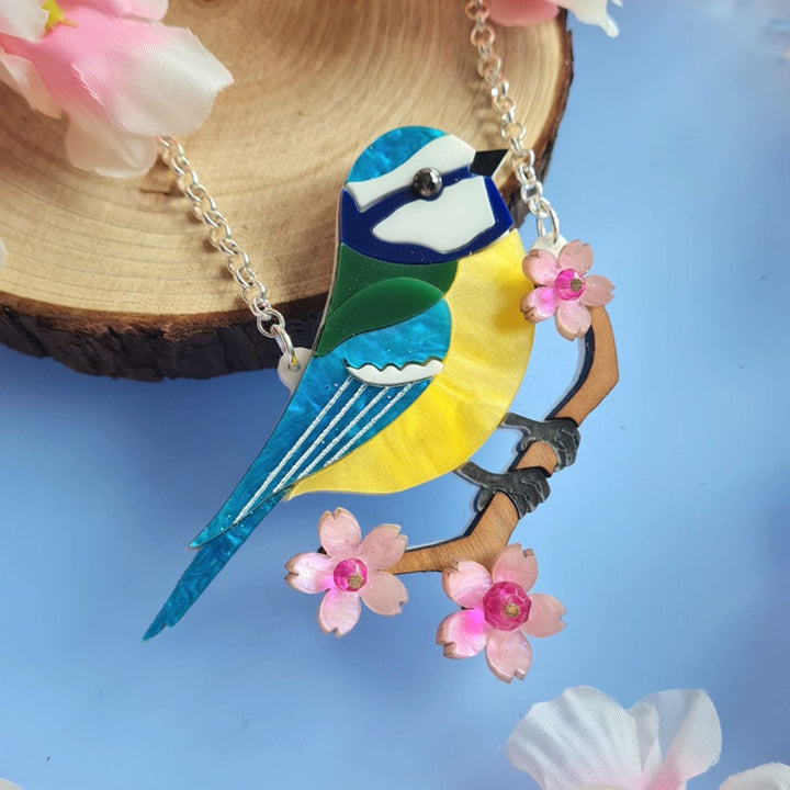 Bluetit Necklace - Pre Order by Cherryloco Jewellery 6