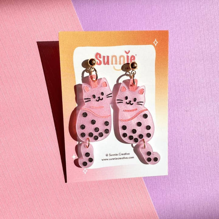 Boba Cat Dangles 3