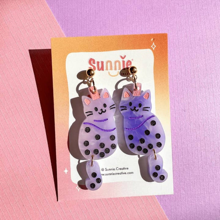 Boba Cat Dangles 4