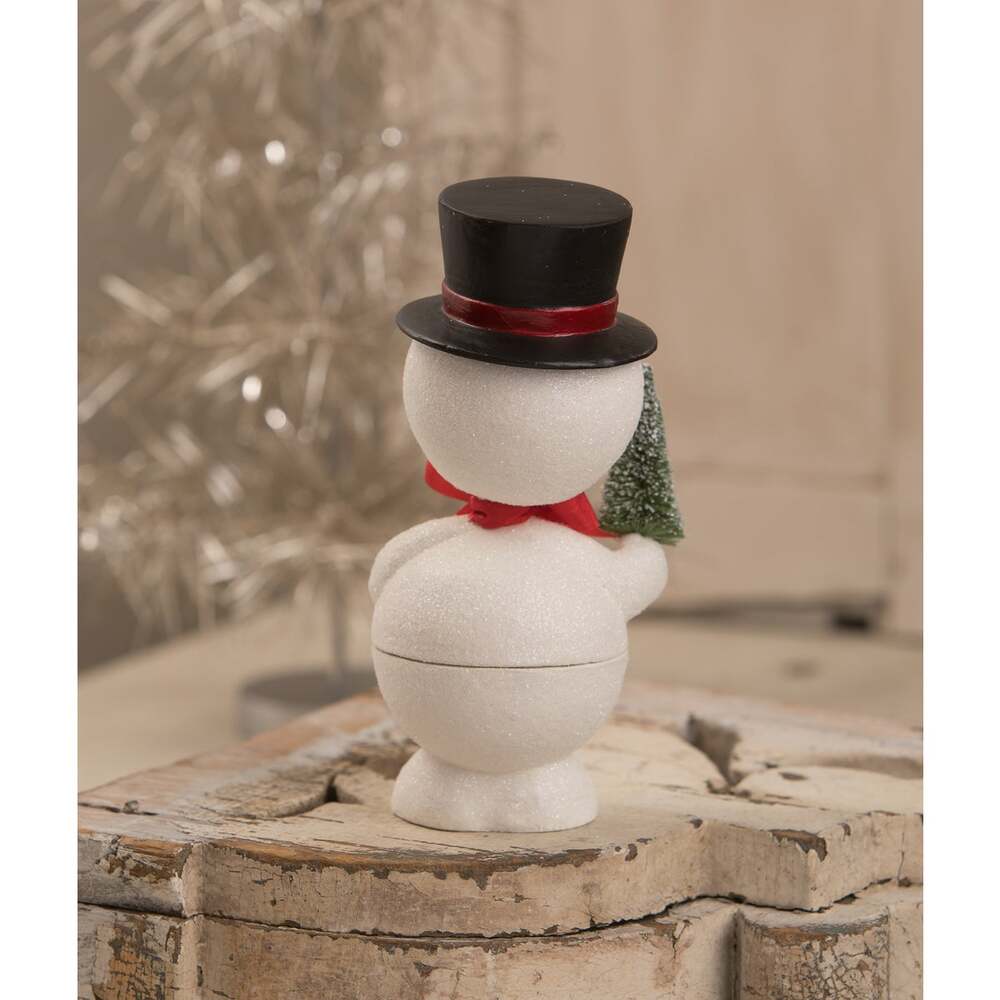 Bobblehead Snowman Container by Bethany Lowe Designs 2