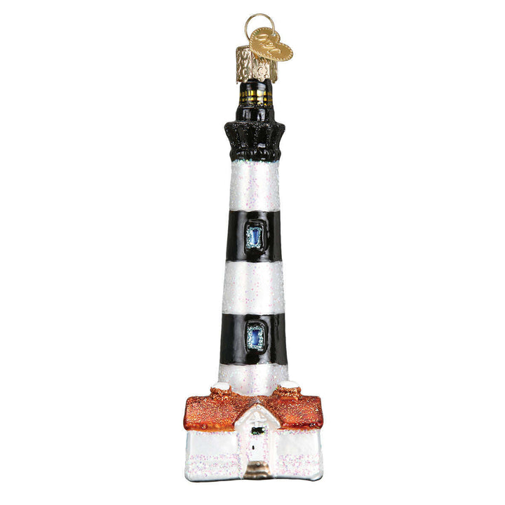 Old World Christmas Bodie Island Lighthouse Blown Glass Ornament