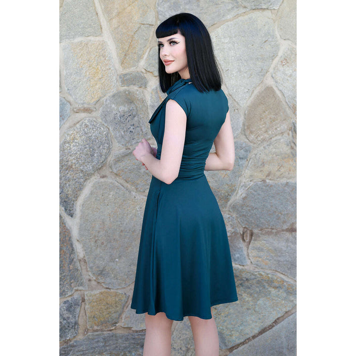 Bombshell Dress in Spruce Green - XL only