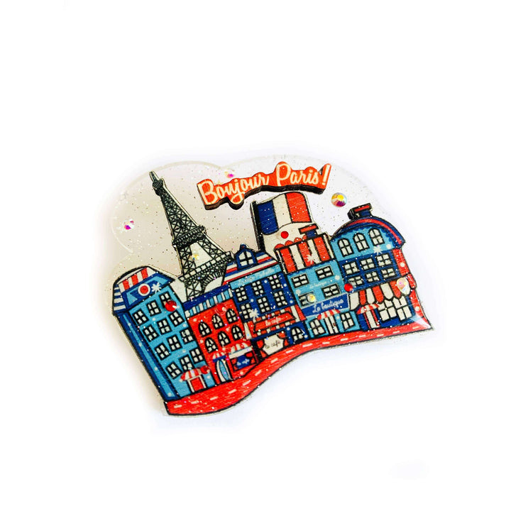 Bonjour Paris Brooch by Rosie Rose Parker