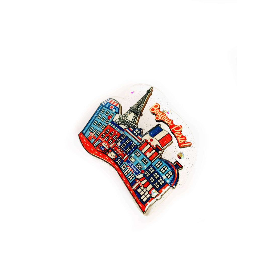 Bonjour Paris Brooch by Rosie Rose Parker