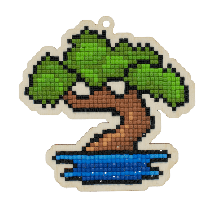 Bonsai Tree CSw423 Diamond Painting on Plywood Kit
