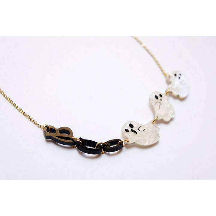 Boo Ghosts Necklace by Laliblue