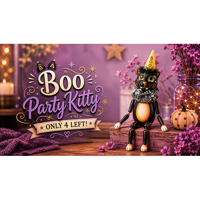 Boo Party Kitty by Bethany Lowe Designs