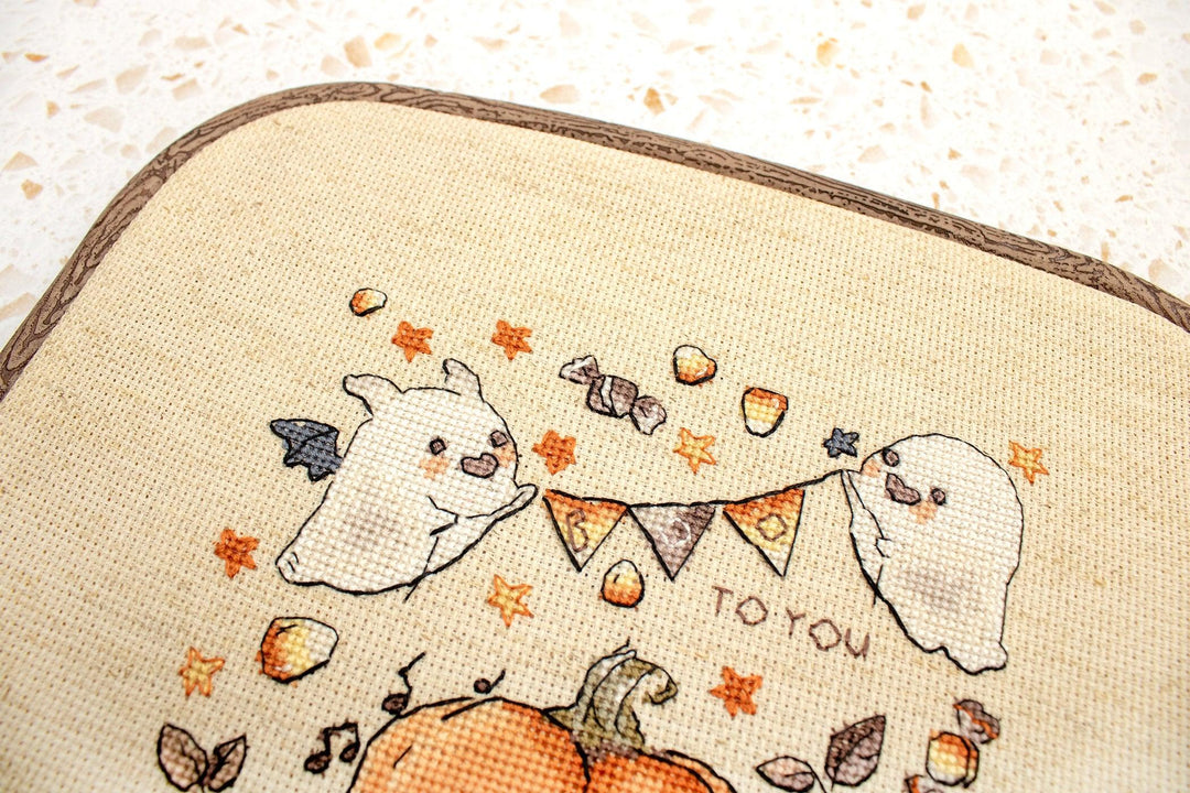 Boo To You  L8814 Counted Cross Stitch Kit