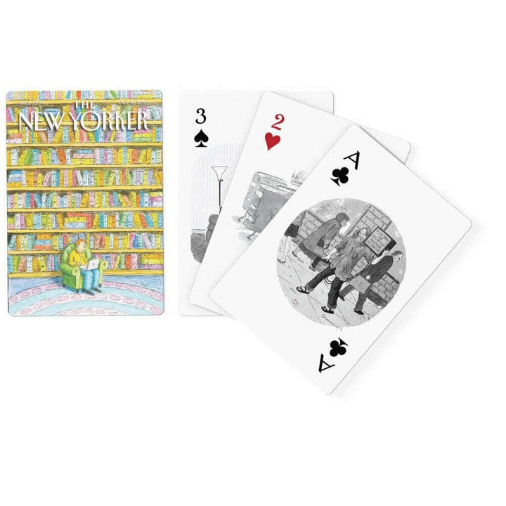 Book Lover Cartoons Playing Cards
